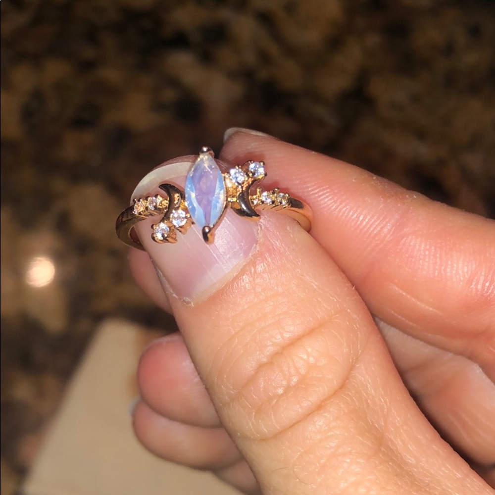 Gold plated ring